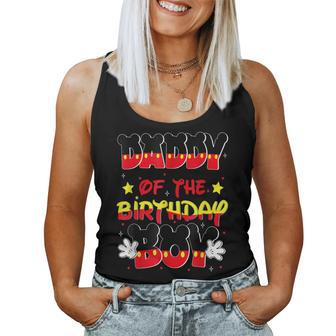 Dad And Mom Daddy Birthday Boy Mouse Family Matching Women Tank Top - Monsterry AU