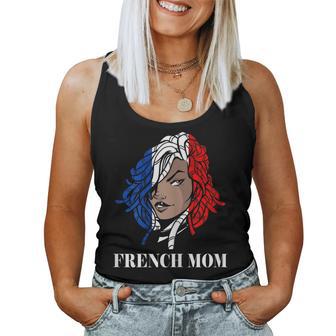 Damen Französische Wurzeln Mama Frankreich Flagge Pierced Woman Dreadlocks Frankreich Tank Top Frauen - Geschenkecke