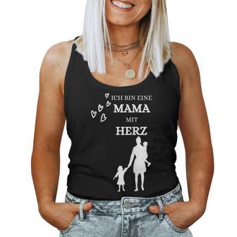 Damen Frau Ich Bin Eine Mama Mit Herz Mutter Muttertag Tank Top Frauen - Geschenkecke