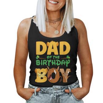 Damen Papa Und Mama Geburtstag Junge Löwe Familie Passende Männeratertag Mit-Ausschnitt Tank Top Frauen - Geschenkecke