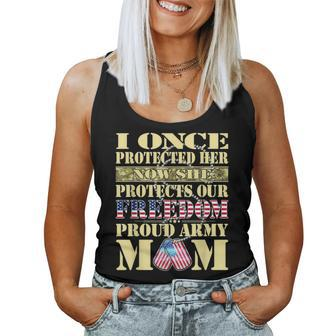 My Daughter Is A Soldier Proud Army Mom Military Mother Women Tank Top - Monsterry AU