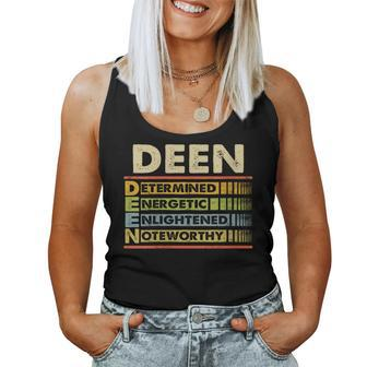 Deen Family Name Last Name Deen Women Tank Top - Seseable