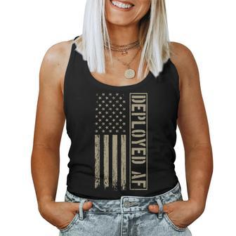 Deployed Af Military Husband Wife Deployment Women Tank Top - Monsterry AU