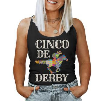 Derby De Mayo Cinco De Mayo Horse Racing Sombrero Women Tank Top - Seseable