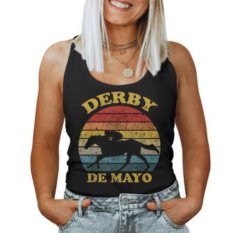 Derby De Mayo Party 2024 Lets Fiesta Horse Race Women Tank Top | Mazezy