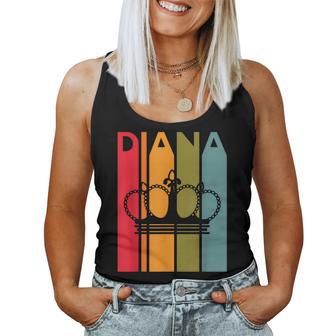 Diana Idea For Girls First Name Vintage Diana Women Tank Top - Monsterry