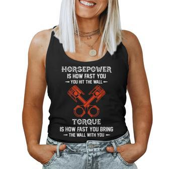 Diesel Mechanics Auto Mechanic Say It With Horse Power Women Tank Top - Monsterry DE