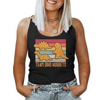 Dinosaur Chicken Nugget Plush Dino Chicken Nugget Lover Women Tank Top - Seseable