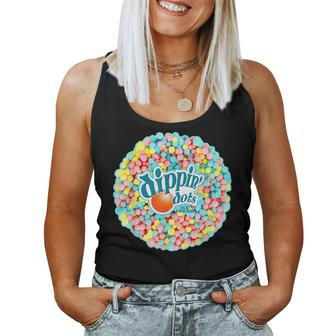 Dippin Dots Rainbow Color Ice Cream Women Tank Top - Monsterry