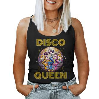 Disco Queen 70S 80S Retro Vintage Costume Disco Women Tank Top - Monsterry