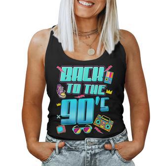 Disfraz De Los Años 90 Para Hombre Y Deuelta A Los Años 90 Fiesta Retro Camiseta sin mangas para mujer - Regaloses