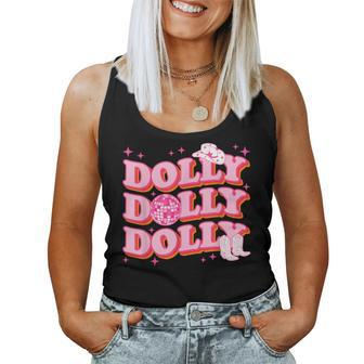 Dolly Western First Name Cowgirl Style Girl Women Women Tank Top - Seseable