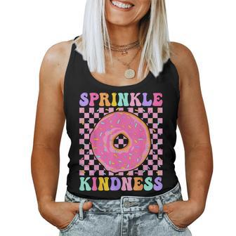 Donut Sprinkle Kindness Girls Doughnut Lover Women Tank Top - Thegiftio UK