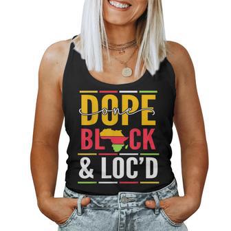 Dope Black And Loc'd Hair Men Women Tank Top - Monsterry DE