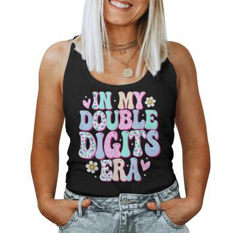 In My Double Digits Era 10 Year Old Girl 10Th Birthday Women Tank Top - Seseable
