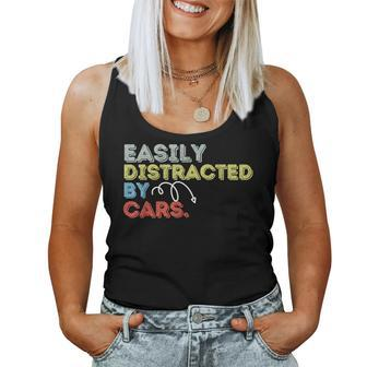 Easily Distracted By Cars Cars Women Tank Top - Monsterry