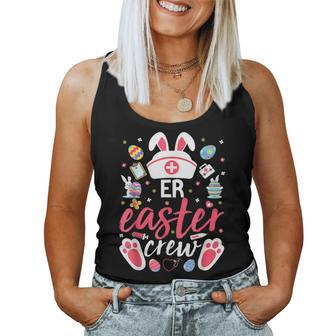 Easter Day Er Easter Nurse Crew Emergency Room Nurses Bunny Women Tank Top | Mazezy