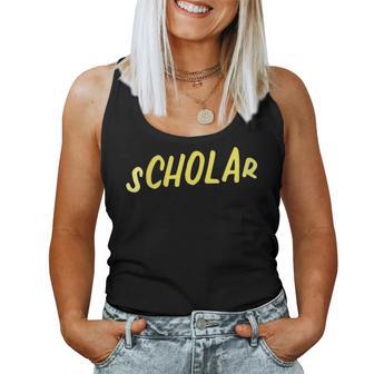 Educated Scholar Chola Strong Chicana Latina Graduation Women Tank Top - Monsterry