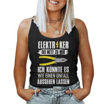 Electrician Ich Könnte Es Wie Eine Unfall Aussehen Lassen S Tank Top Frauen - Geschenkecke