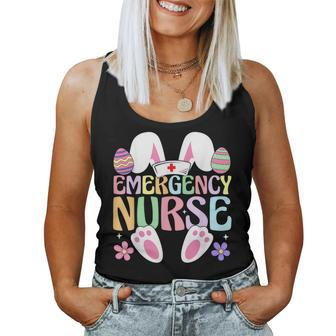 Emergency Department Nurse Easter Bunny Easter Day Er Nurse Women Tank Top - Monsterry