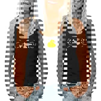 Emoticon De Pato De Goma Amarillo Patos De Goma Pato De Goma Camiseta sin mangas para mujer - Regaloses