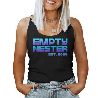 Empty Nester 2024 Empty Nest Parenting Mom Dad Parent Top Women Tank Top - Monsterry