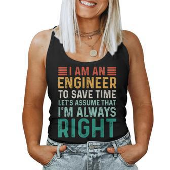 I Am An Engineer Engineer Engineering For Women Women Tank Top - Thegiftio UK