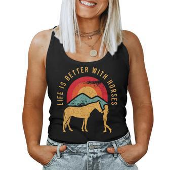 Equestrian Horsewoman Gallop Quote Horse For Girls Women Tank Top - Monsterry UK