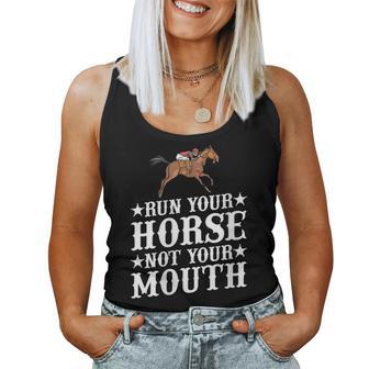 Equestrian Jockey Quarter Horse Racing Women Tank Top - Monsterry DE