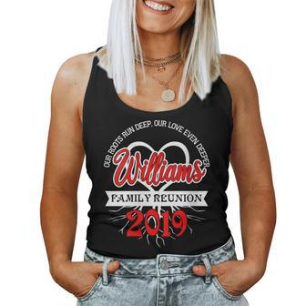 Family Reunion Picnic Roots Williams Last Name Women Tank Top - Seseable