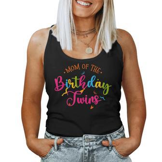 Family With Twins For Mom Of The Birthday Twins Women Tank Top - Thegiftio UK
