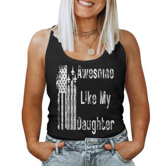 Fantastisch Wie Meine Tochter Papa Mama Tank Top Frauen - Geschenkecke