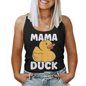 Farming Cute Bird Mom Duck Lover Mama Duck Women Tank Top - Monsterry CA