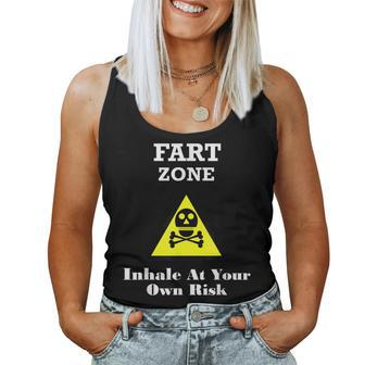 Farter Fart Loading Zone Joke Women Tank Top - Monsterry CA