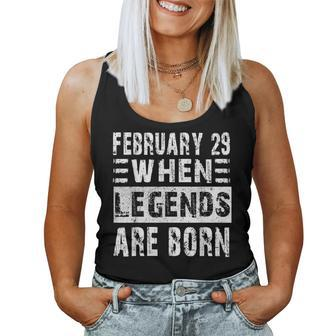 February 29 Birthday For & Cool Leap Year Women Tank Top - Seseable