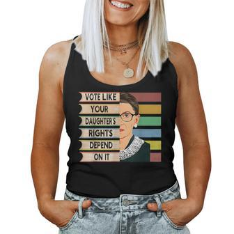 Feminist Ruth Bader Ginsburg Rbg Quote Girl With Book Women Women Tank Top | Mazezy