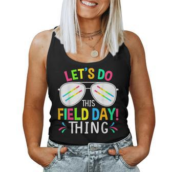 Lets Do This Field Day Thing Quote Sunglasses Girls Boys Women Tank Top - Monsterry UK