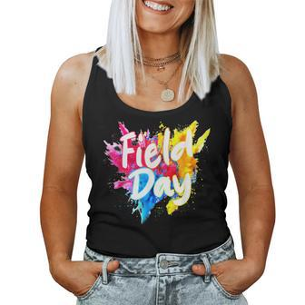 Field Trip Vibes Field Day Fun Day Colorful Teacher Student Women Tank Top - Seseable
