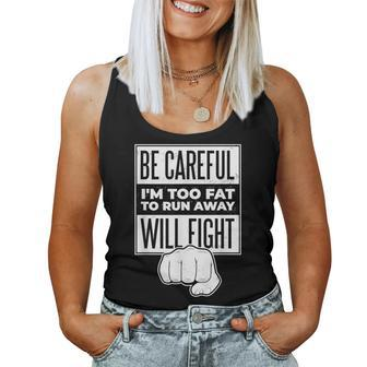 Fight Quote For And Who Hate Running Women Tank Top - Monsterry DE