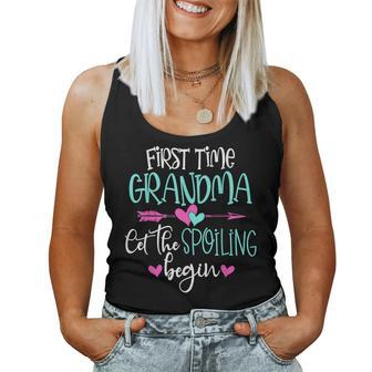 First Time Grandma Let The Spoiling Begin New Women Tank Top - Monsterry UK