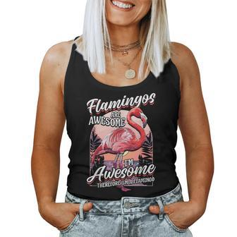 Flamingo Girls Boys Flamingos Are Awesome Women Tank Top - Monsterry UK