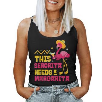 Flamingo Senorita Margarita Mexican Cinco De Mayo 2020 Women Tank Top - Monsterry