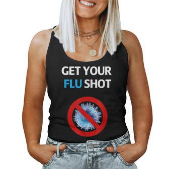 Get Your Flu Shot Vaccination Nurse & Drug Store Women Tank Top - Monsterry UK