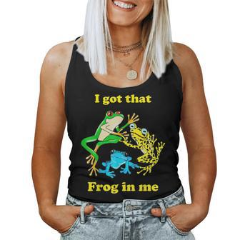 I Got That Frog In Me Meme Men Women Tank Top | Mazezy