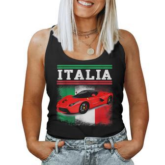 Fun Italian Exotic Supercar For Men And Children Women Tank Top - Seseable
