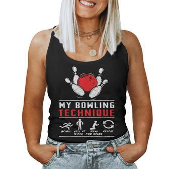 Bowler To Match Bowling Ball & Shoes Bowling Women Tank Top - Monsterry AU