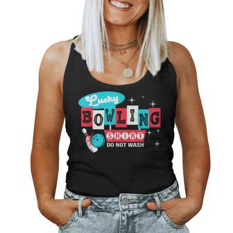 Bowling Do Not Wash This Is My Lucky Bowling Women Tank Top - Thegiftio UK