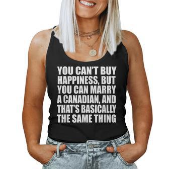 Canadian Wife Canadian Husband Valentines Canada Women Tank Top - Monsterry UK