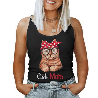 Cat Mom Cat Lovers Mother's Day Mom Mothers Women Tank Top - Seseable