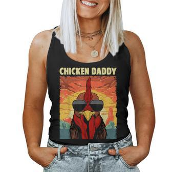 Chicken Daddy For Dad Farmer Chicken Lover Women Tank Top | Mazezy CA